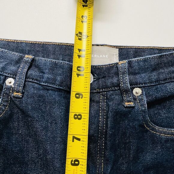 Everlane Dark Wash High Rise Straight Leg Denim Jeans Womens 28 Regular - Picture 13 of 15